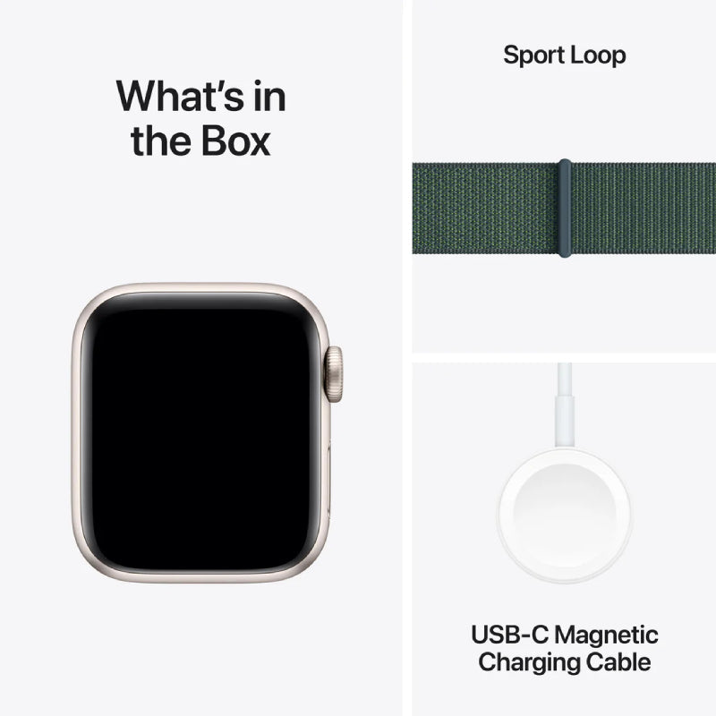 Apple Watch SE (2nd Gen) with Sport Loop - LTPO OLED / 40mm / Bluetooth / Wi-Fi / Lake Green Smart Watches