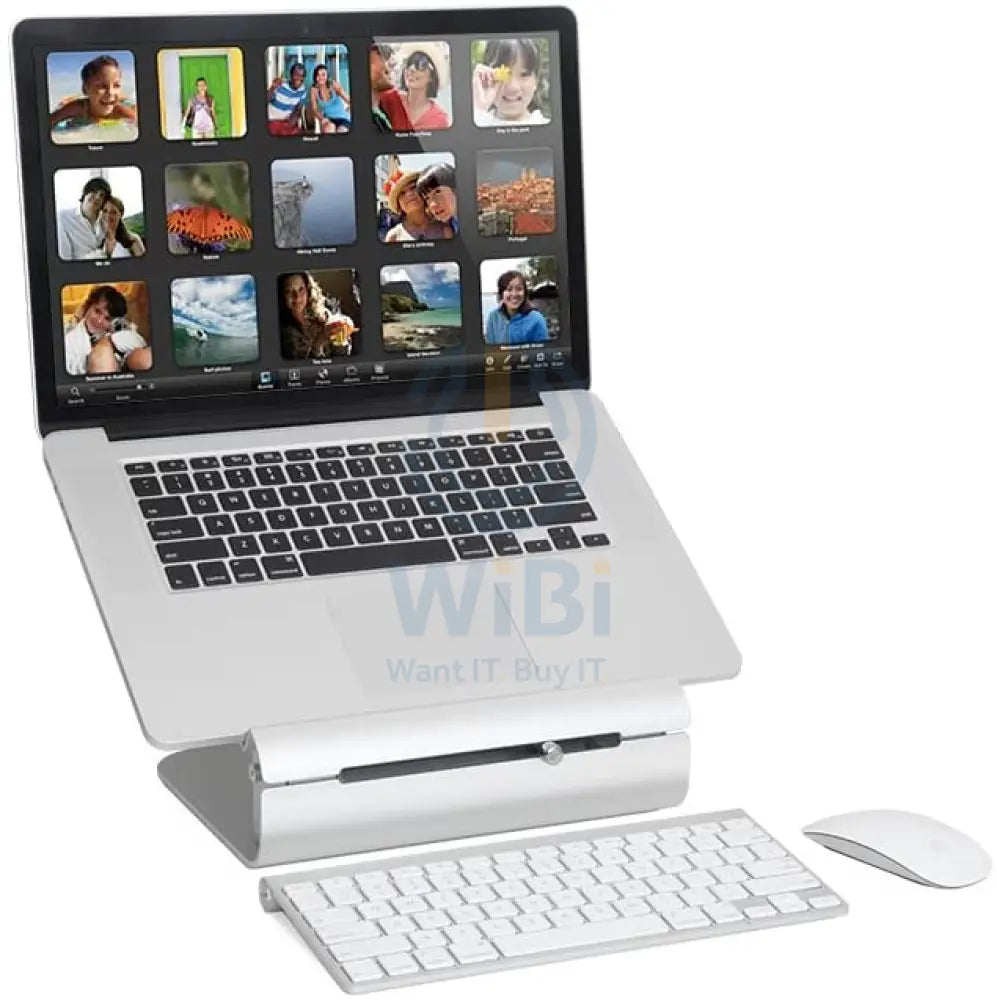 Rain Design iLevel2 Adjustable Height Laptop Stand - Silver Accessories > Mobiles & Tablets