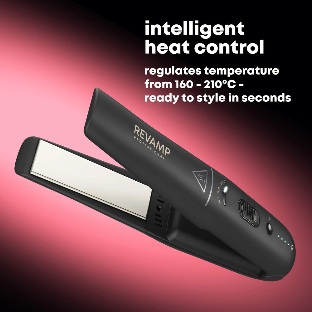 Revamp - Liberate Cordless Compact Hair - Straightener - Black