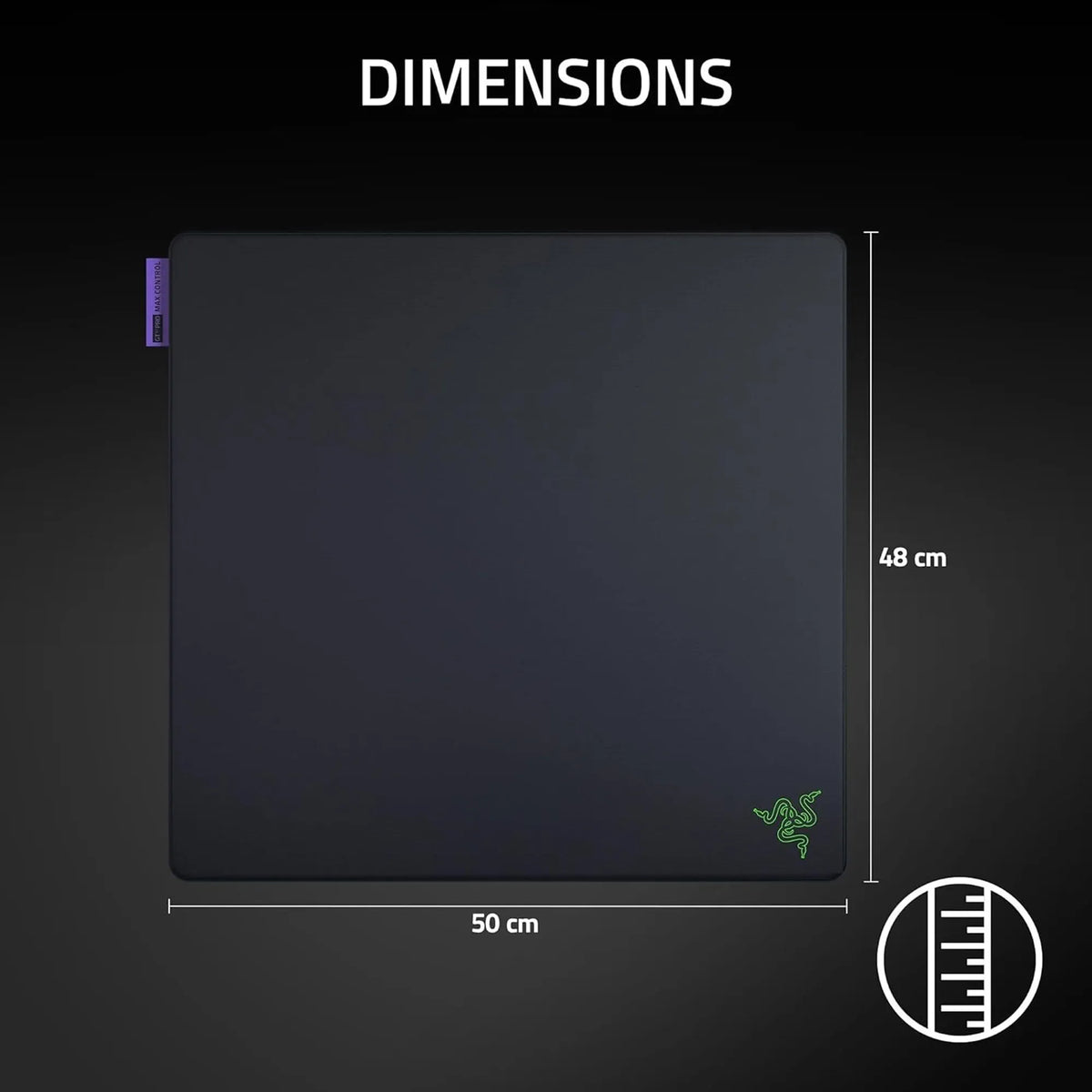 Razer Gigantus V2 Pro Max Control Ultra-High Friction Large Soft Esports Gaming Mouse Pad - Black