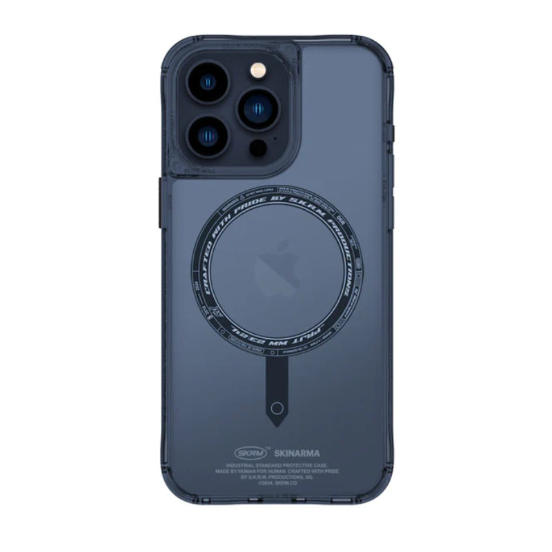 SKINARMA SAIDO Mag-Charge With KADO Card Holder - iPhone 15 Pro Max / Blue Accessories > Mobiles & Tablets > Mobiles >