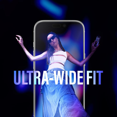 PanzerGlass® EasyAligner silkprint Ultra- Wide Fit Screen Protector For iPhone Air - Clear