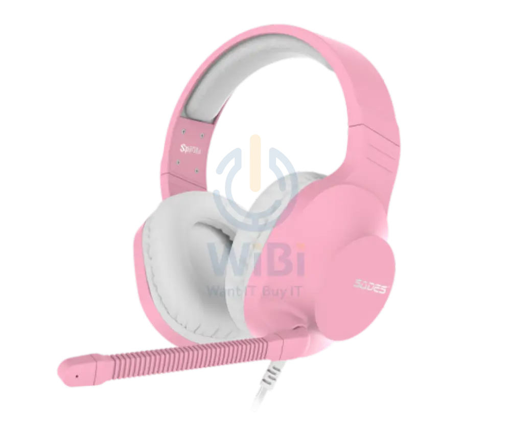 SADES Gaming Headset-Spirits (SA-721) - Pink Accessories > Audio > Headphones > Gaming Zone
