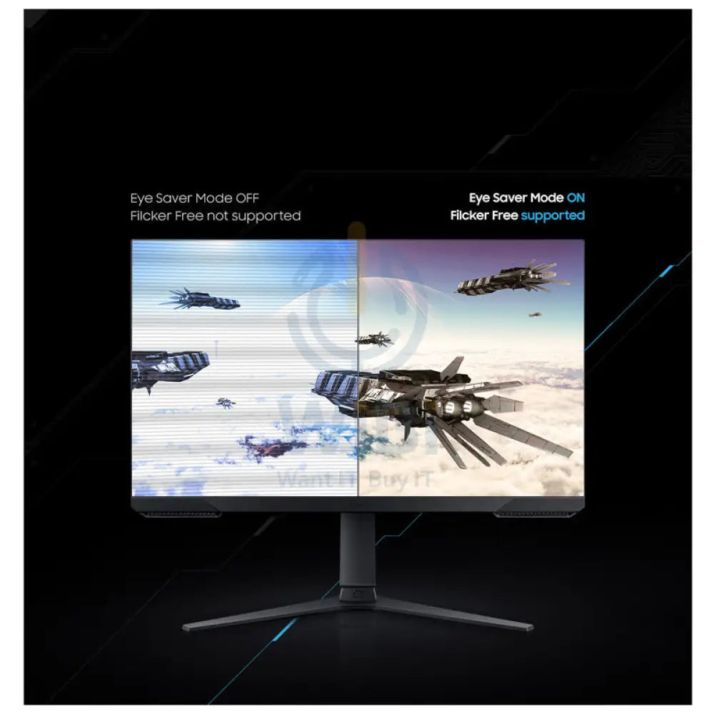 Samsung Odyssey G3 LS24AG320NMXUE Gaming Monitor - 24.0’’ VA FHD / 1ms / HDMI / DisplayPort / Black - Monitor Monitors