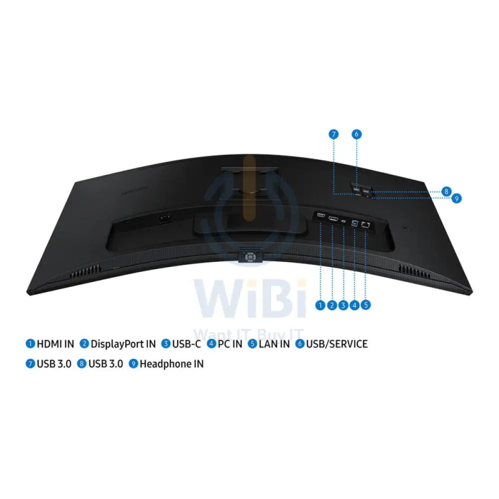 Samsung ViewFinity S6 34’’ Curved - 34.0’’ UWQHD FHD / 5ms / HDMI / Display Port / Headphone / Ethernet / USB / Black