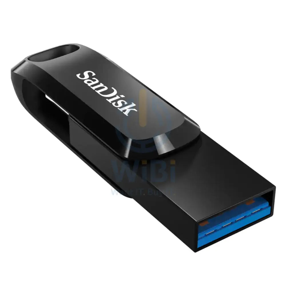 SanDisk Ultra Dual Drive Go Flash Drive - 1TB / Up to 400 MB/s / USB 3.2 Gen 1 / Type-C / Black Storage > USB Flash