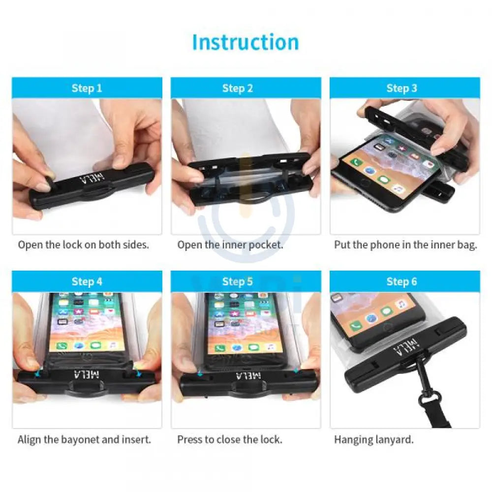 Seawag Mela Universal SmartPhone WaterProof Case - Black Accessories > Mobiles & Tablets
