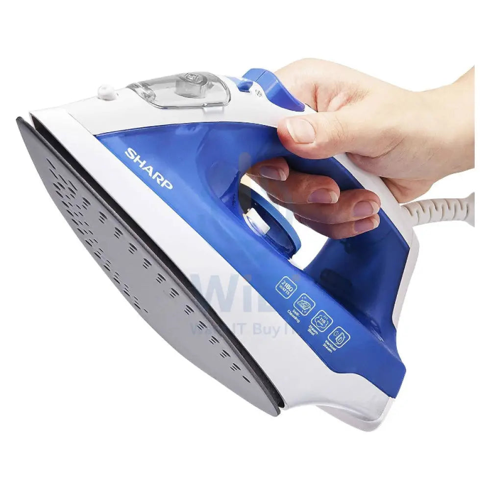 Sharp EI-SU11B3 Steam Iron - 2180 Watts / 200ml / Non-Stick Coated Soleplate Accessories > Smart Devices
