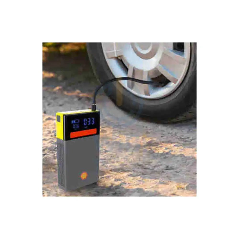Shell SH816 16000mAh / 4 cells Portable Lithium Jump Starter with Air Pump Accessories > Power Adapters