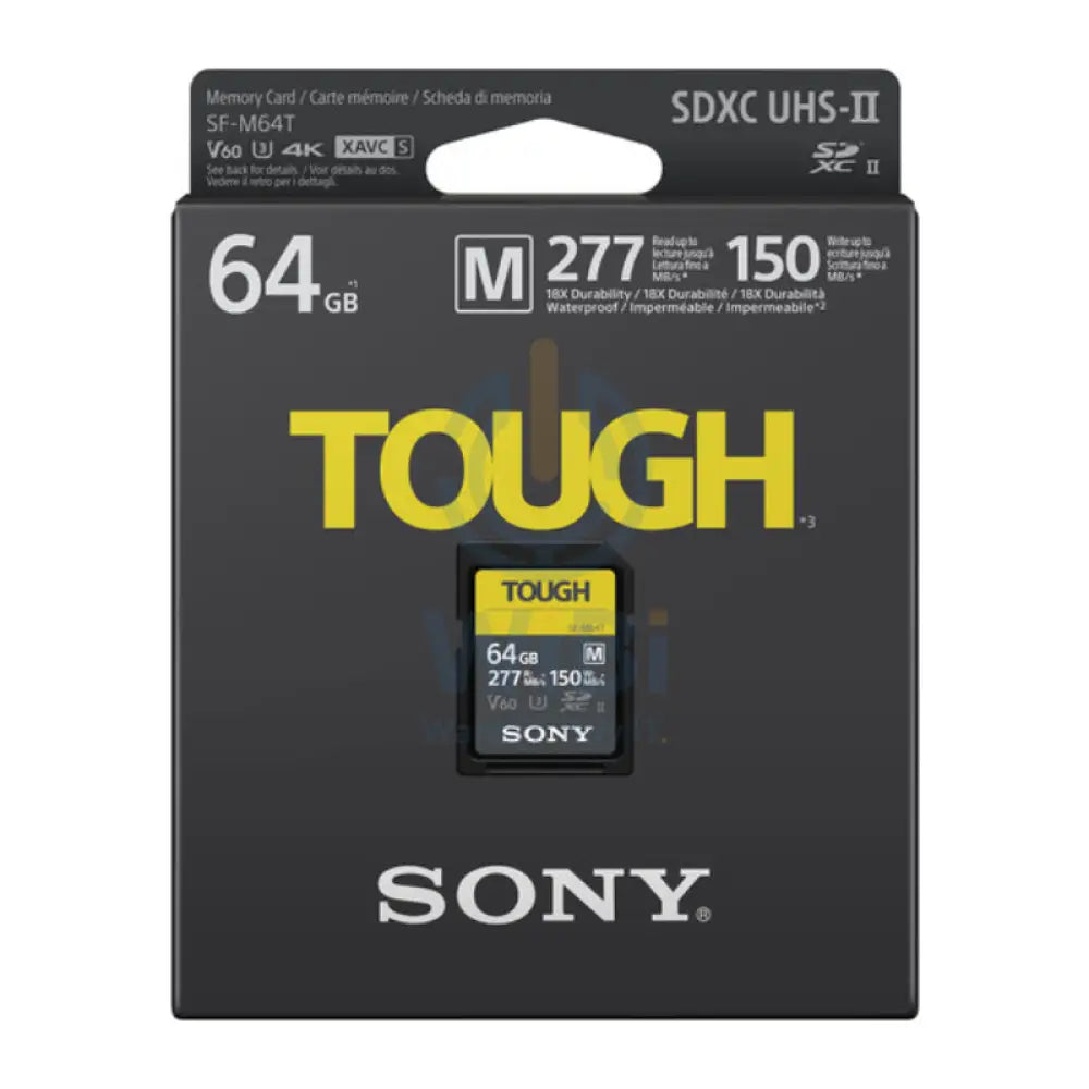 Sony 64GB SF-M TOUGH Series UHS-II SDXC Memory Card Storage > Memory Cards