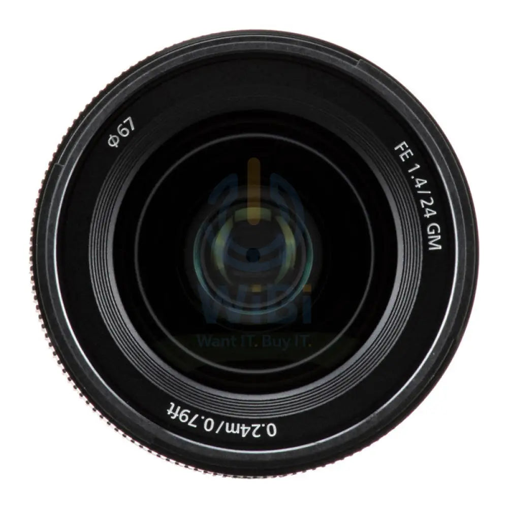 SONY SEL24F14GM FE 24MM F/1.4 GM LENS - Full Frame / 67mm Filter - Black Cameras > DSLR Camera Lens