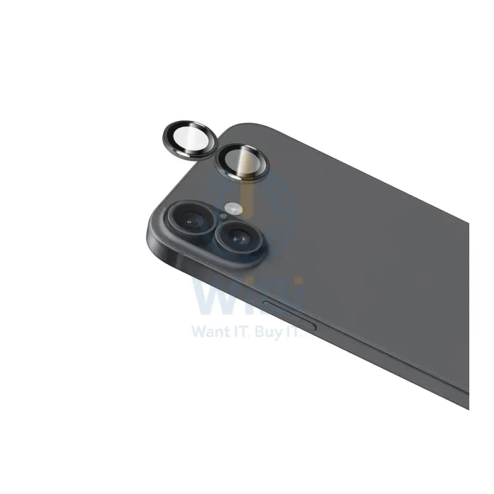Torrii Bodyglass Aluminum Camera Lens Ring Protector - Apple iPhone 16 / 16 Plus / Black Accessories > Mobiles &