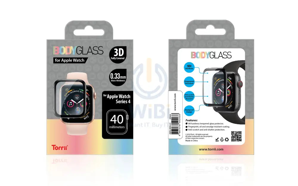 Torrii Bodyglass For Apple Watch Series 4 - 40MM Accessories > Smart Watches
