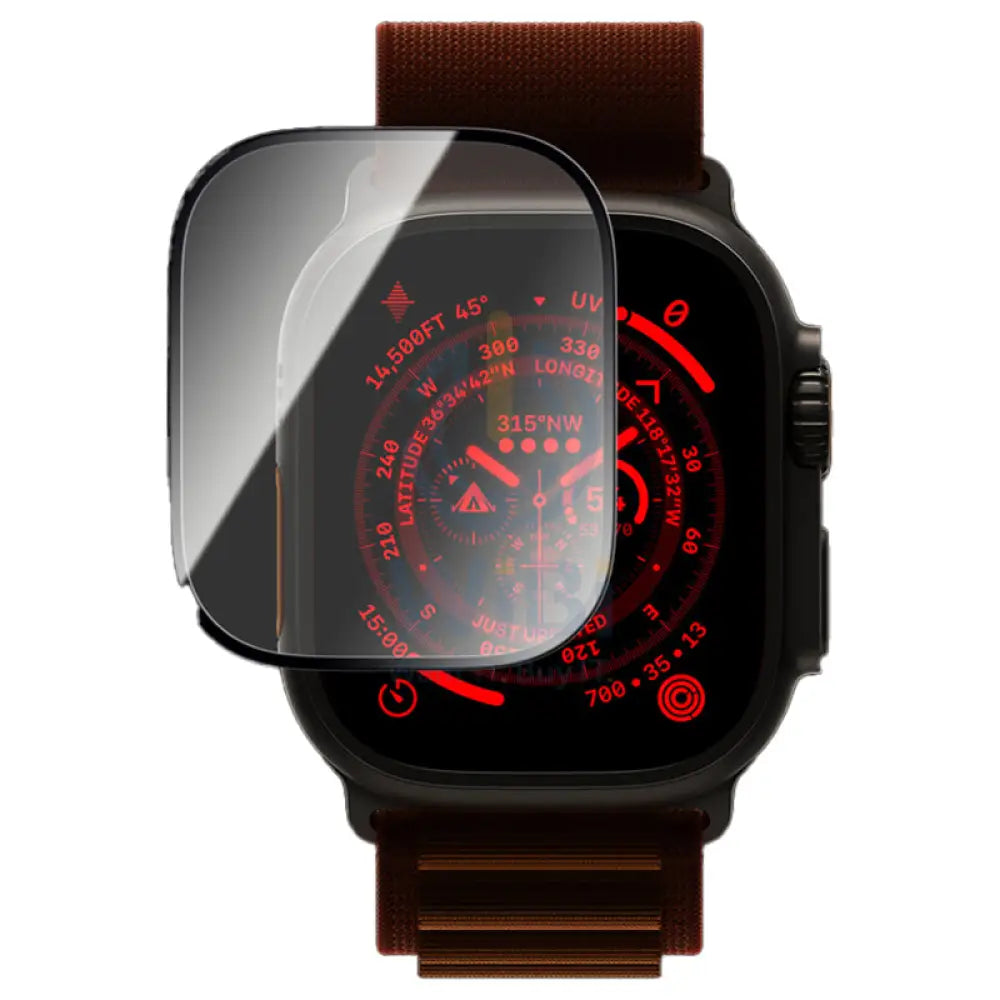 Torrii Bodyglass Screen Protector For Apple Watch Ultra - 49mm – Full Coverage Black Accessories > Smart Watches >
