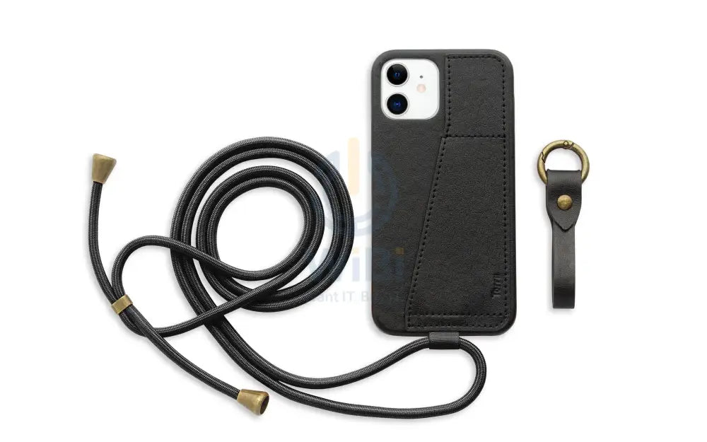 Torrii Koala Leather Case - iPhone 12 & 12 Pro / Black Accessories > Mobiles & Tablets
