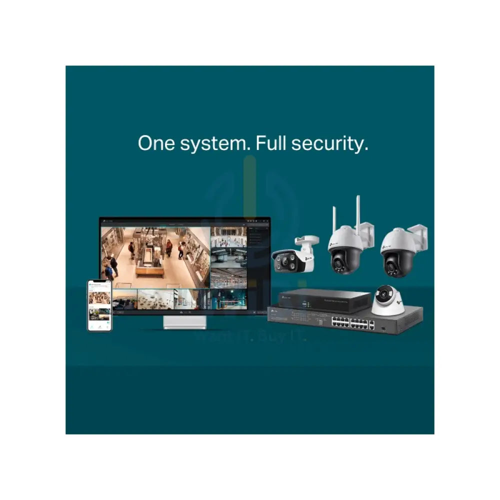 TP-Link (VIGI C540) VIGI 4MP Outdoor Full-Color Pan Tilt Network Camera - 2560 X 1440 / LAN Cameras > Security Cameras