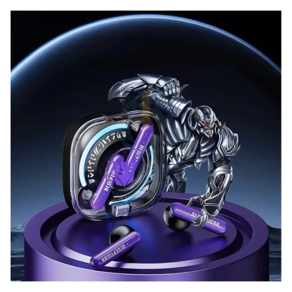 Transformers TF-T03 Wireless Bluetooth Earbuds - Purple Accessories > Audio > Headphones