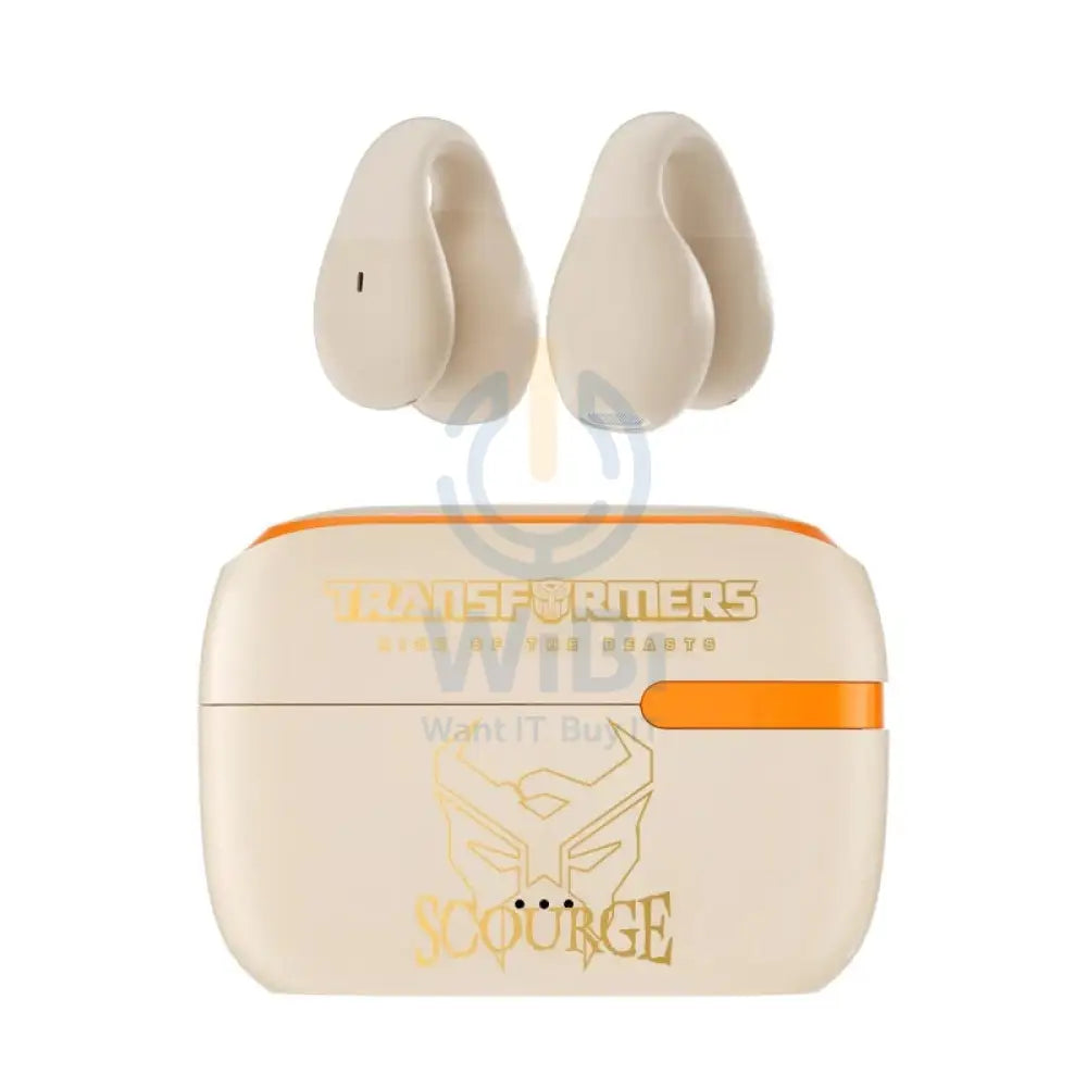 Transformers TF-T05 Wireless Bluetooth Earbuds - Beige Accessories > Audio > Headphones
