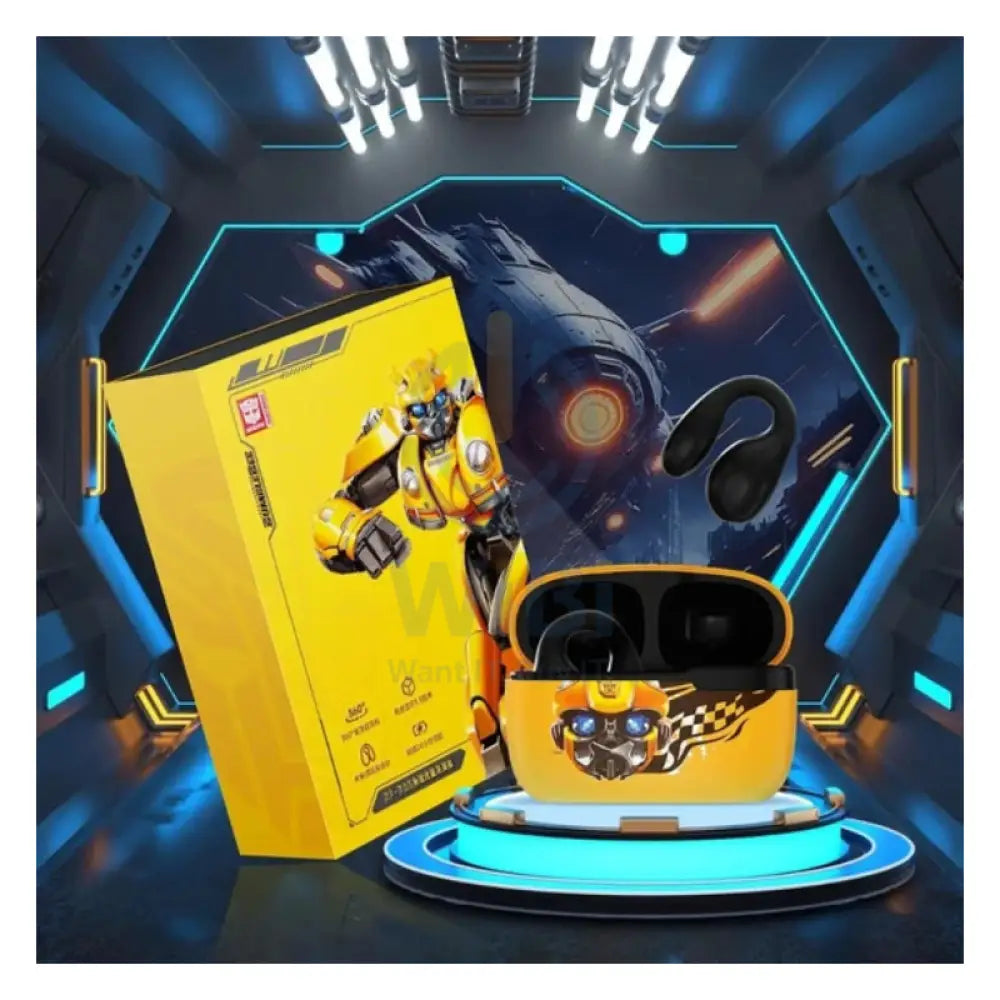 Transformers TF-T05 Wireless Bluetooth Earbuds - Yellow Accessories > Audio > Headphones