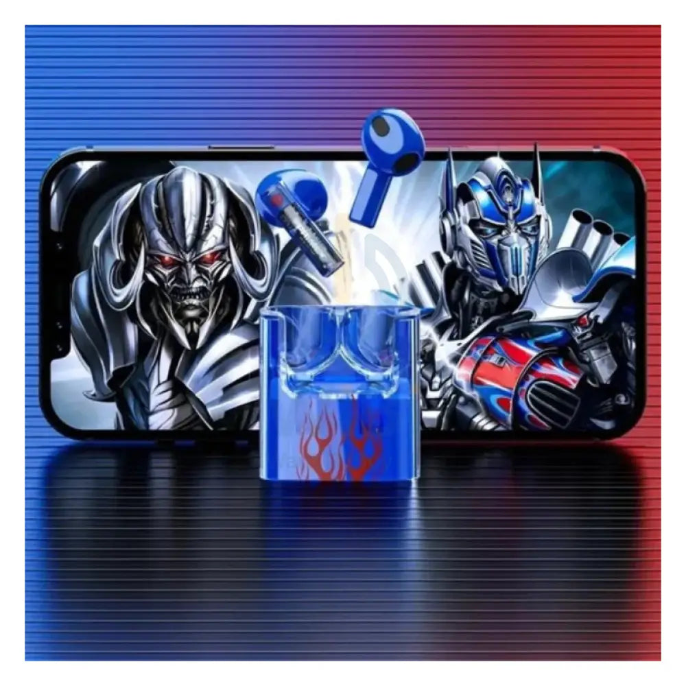 Transformers TF-T08 Wireless Bluetooth Earbuds - Blue Accessories > Audio > Headphones
