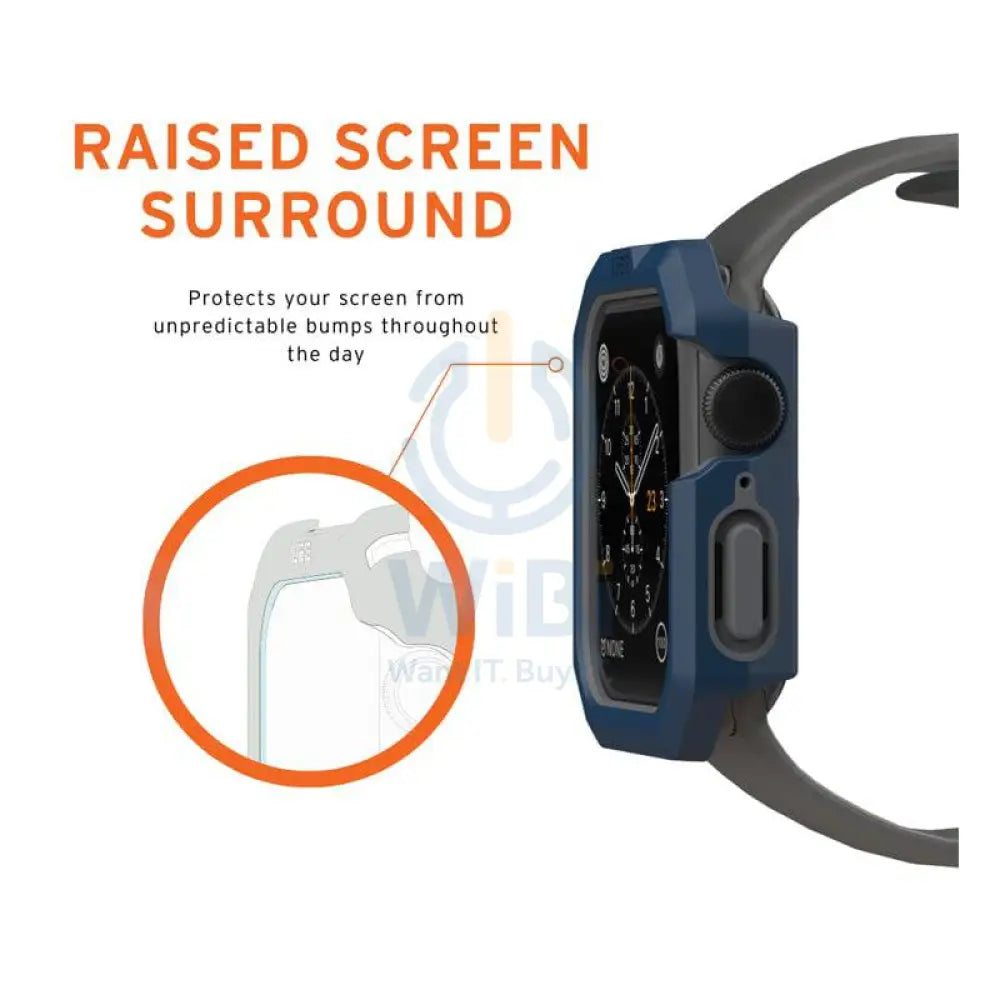 UAG Apple Watch Civilian Case - 44mm / Mallard/Silver Accessories > Smart Watches