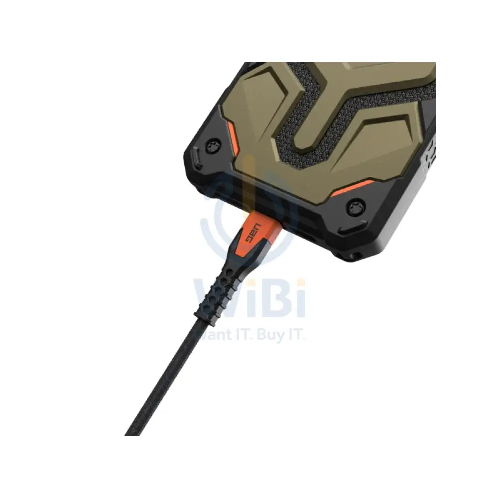 UAG Rugged Kevlar Cable - 1.5m / 5ft / Black/Orange Accessories > Cables & Converters > Cables