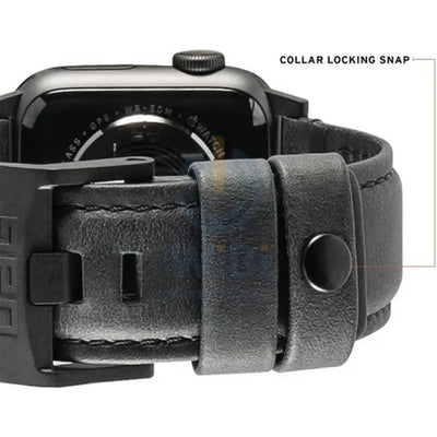 UAG Ultra Leather Strap - Apple Watch 42 / 44 / 45mm / Black Accessories > Smart Watches > Straps