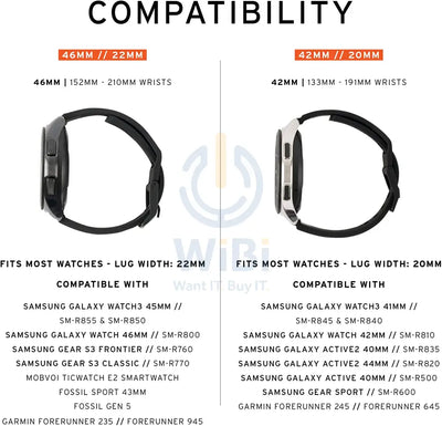 UAG Universal Watch (22mm lugs) Active Strap - Black Accessories > Smart Watches > Offer Zone