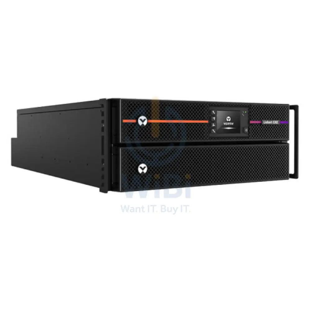 VERTIV Liebert GXE3-6000IRT4UXL - 6000Watts / 6000VA / Rack(4U) + GXE3-EBC192VRT2U External Battery Cabinets - Bundle