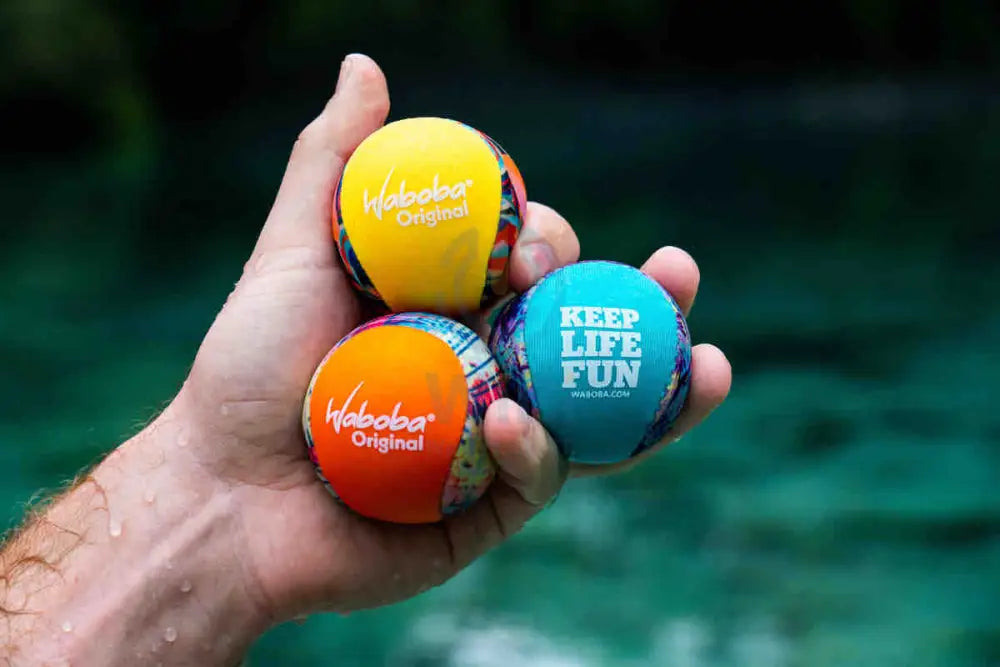 Waboba Original Tropical Water Bouncing Ball - Rainbow Palm Leaves - Assorted Accessories > Other Accessories