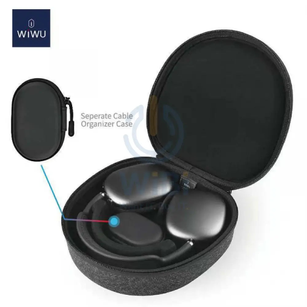 Wiwu Smart Wake And Low Power Mode Smart Case - Apple Airpods Max / Gray Accessories > Mobiles & Tablets