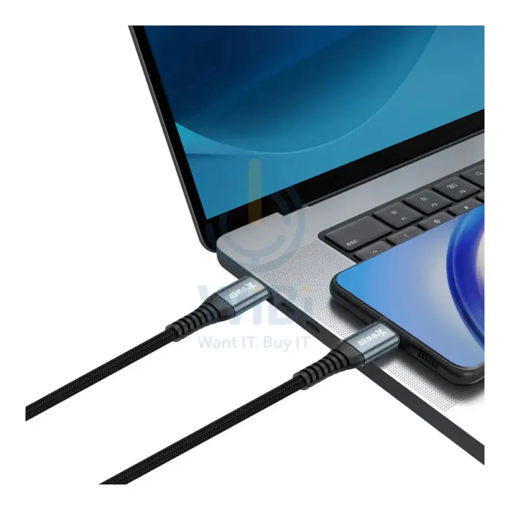 XPower CC60C Type-C Cable - 3 Meter / 60W / Black Accessories > Cables & Converters > Cables