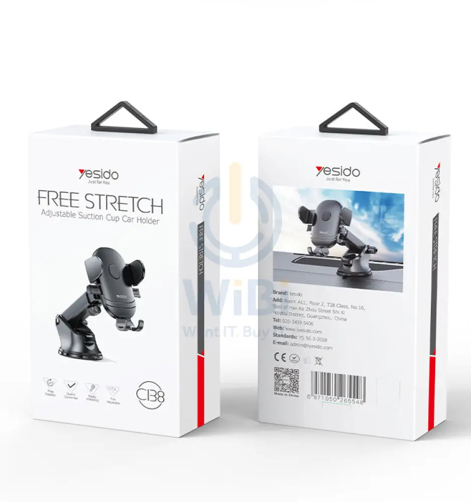 Yesido C138 Phone Holder - Magnetic / Black Accessories > Mobiles & Tablets > Mobiles > Mobile Holder / Stands