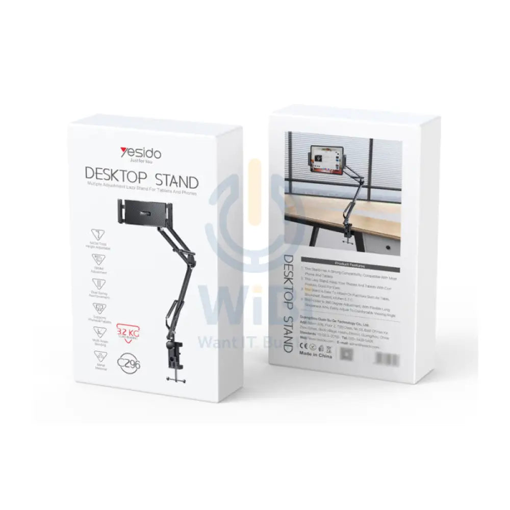 Yesido C296 Multi Adjustable Lazy Phone & Tablet Holder - Black Accessories > Mobiles & Tablets > Mobiles > Mobile