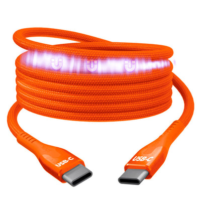 Statik MagStack Pro Magnetic 100w Cable USB-C to USB-C 90cm - Orange