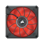 CORSAIR ML120 LED ELITE Red Premium PWM Magnetic Levitation Fan - 120mm