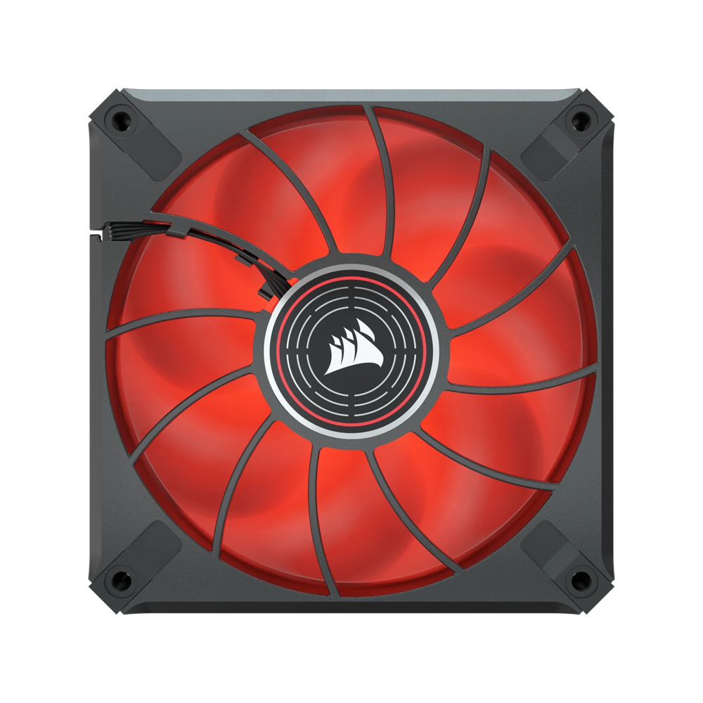 CORSAIR ML120 LED ELITE Red Premium PWM Magnetic Levitation Fan - 120mm