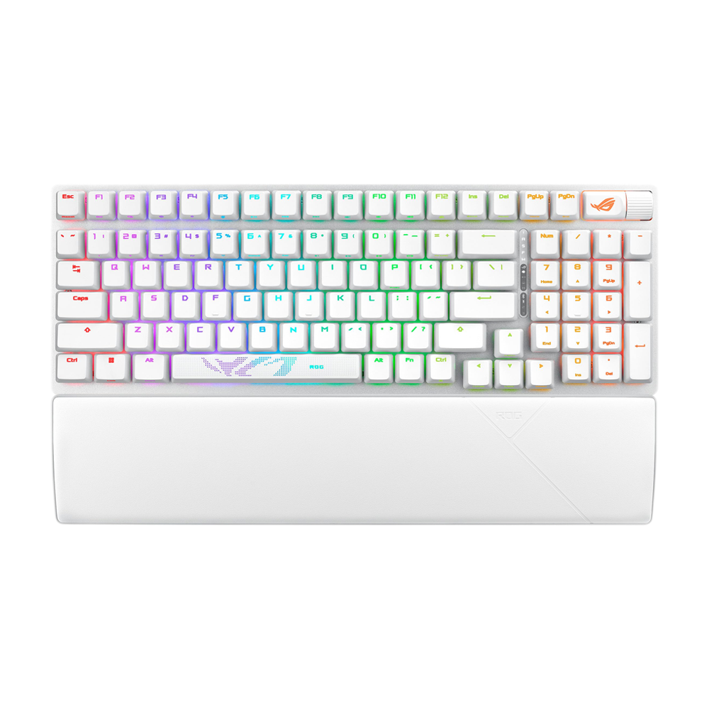 ASUS ROG STRIX SCOPE II 96 RGB Wireless Mechanical Gaming Keyboard Arabic - White