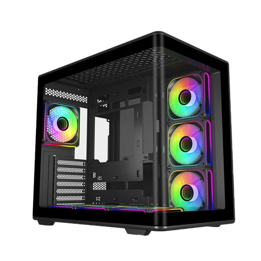 Cooler Master Elite 600 With 7 Fans ATX Case - Black
