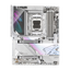 GIGABYTE X870E AORUS MASTER X3D ICE Motherboard - Wi-Fi7 / Bluetooth / HDMI / DisplayPort / USB - White