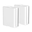 ASUS ZenWiFi BQ16 BE25000 Quad Band WiFi 7 (802.11be) Mesh Router 2 Pack - White