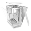 NZXT H6 Flow RGB (2023) Compact Dual-chamber ATX Case with RGB Fans - All White
