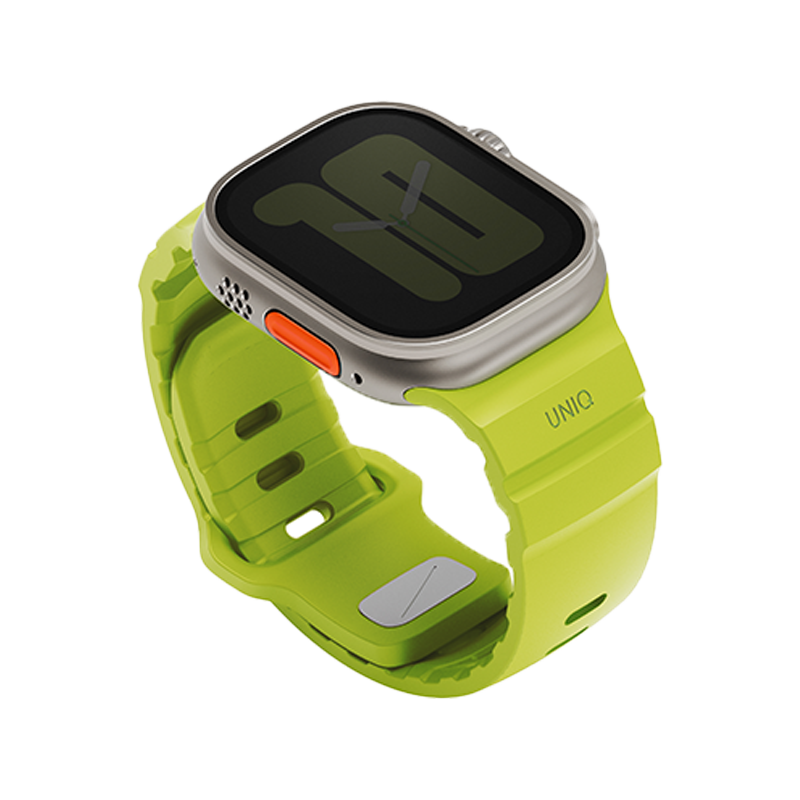 Uniq Alton Silicon Strap for Apple Watch 49/46/45/44mm - Lime Green