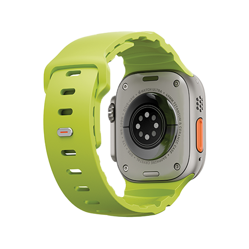 Uniq Alton Silicon Strap for Apple Watch 49/46/45/44mm - Lime Green