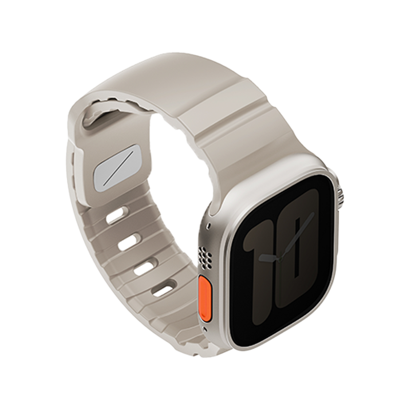 Uniq Alton Silicon Strap for Apple Watch 49/46/45/44mm - Light Sand