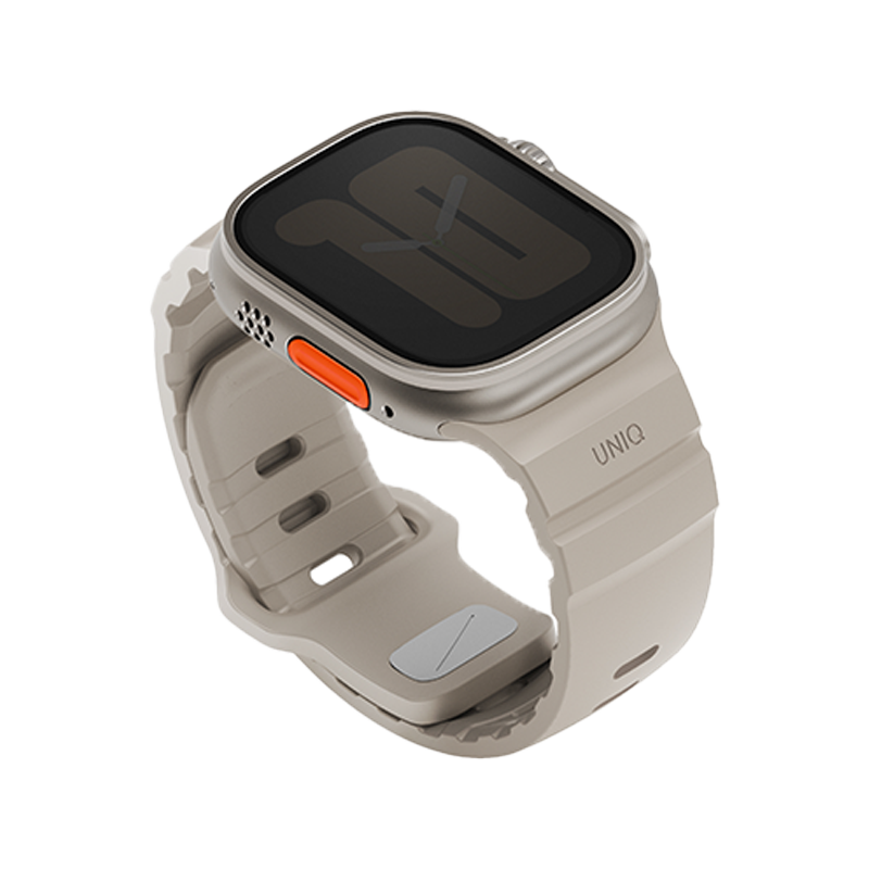 Uniq Alton Silicon Strap for Apple Watch 49/46/45/44mm - Light Sand