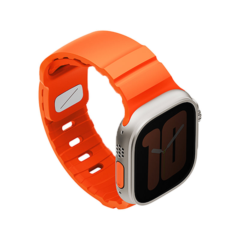 Uniq Alton Silicon Strap for Apple Watch 49/46/45/44mm - Flame Orange