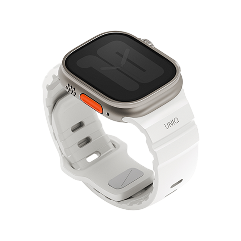 Uniq Alton Silicon Strap for Apple Watch 49/46/45/44mm - Blanc White