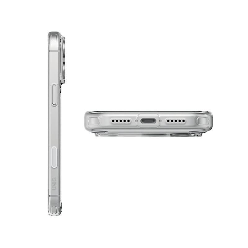 Uniq Hybrid Clearvue 360 Essential Bundle Pack (MagSafe Case + Screen Protector + Camera Lens Protector + 1M USB- C to C Cable) for iPhone 18 Pro Max