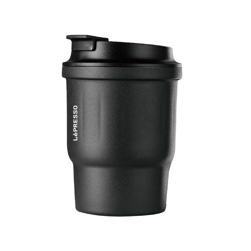 LePresso Insulated Tumbler Hot & Cold Drinks - 450ml / Black
